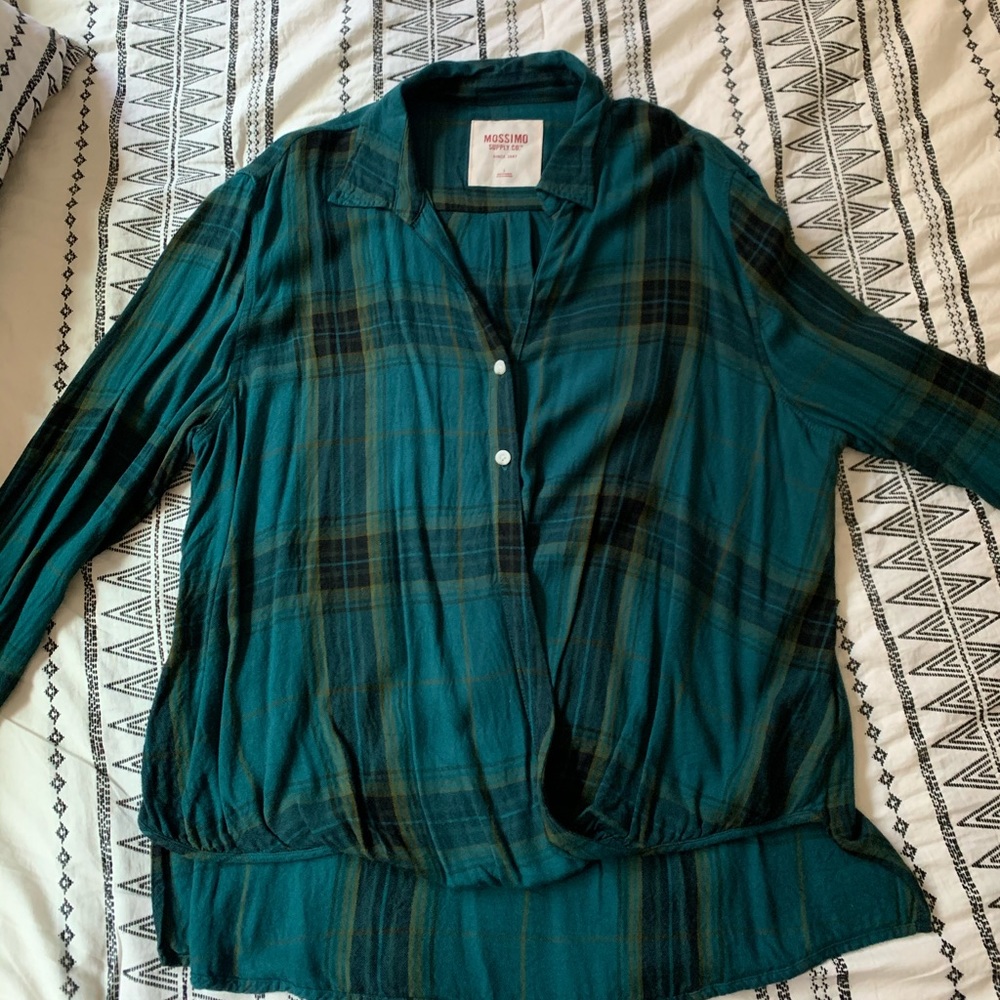 Mossimo supply co. High Low Flannel